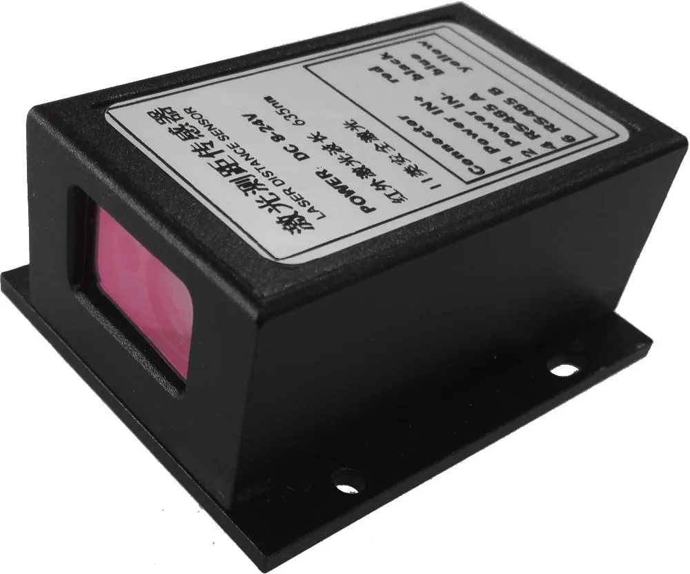 Лазерный дальномер 4 20mA/0 5V для ПЛК + 2 мм 10 Гц 70 м высокоточный лазерный 635nm|distance