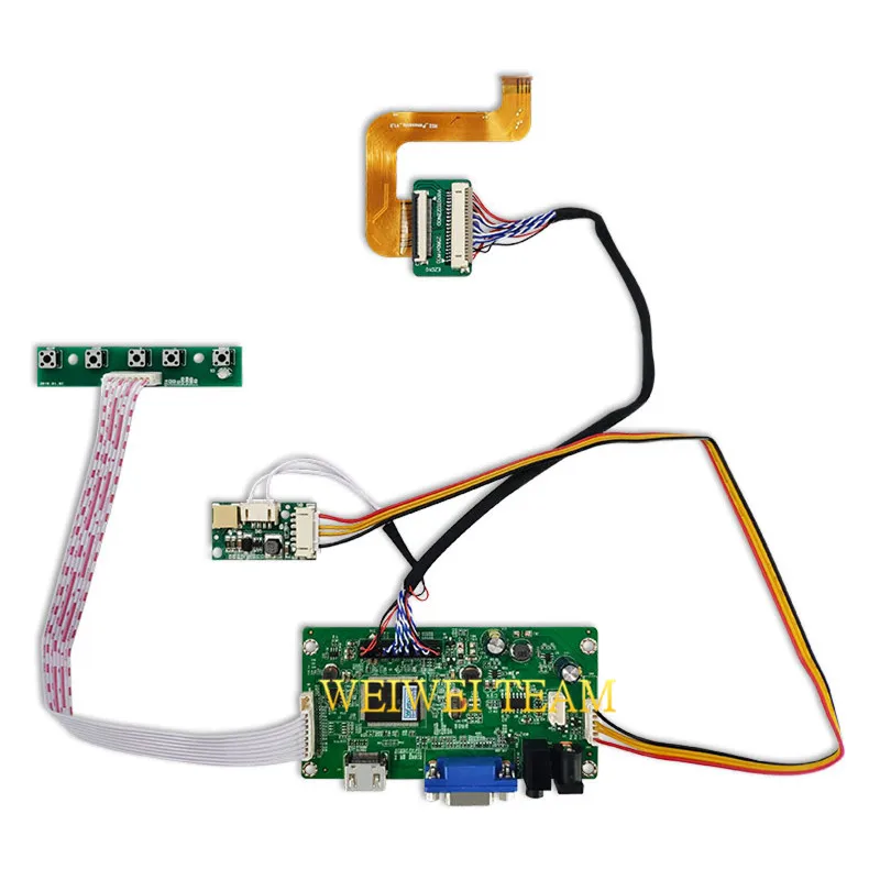 10.1" Inch 2K LCD Panel 2560x1600 Display Screen VGA HDMI Controller Board LVDS- EDP(4 Lanes) 51 Pins Earphone For DIY Project
