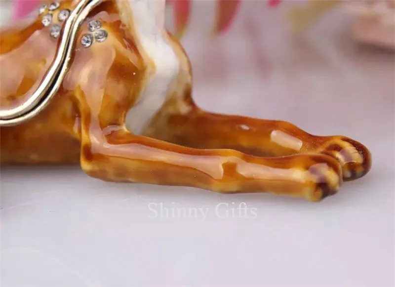 Лабрадор ретривер собака безделушка коробка шарнир сокровище Собака Статуэтка