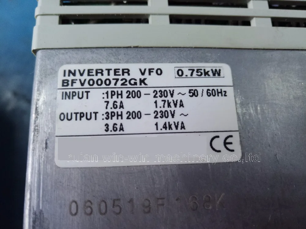BFV00072GK 0 75 кВт AC 220 В VFO пленочная выдувная машина преобразователь частоты Инвертор
