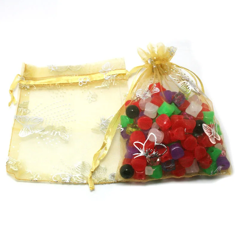 Лидер продаж 100 шт. смешанные в случайном порядке бронзовые сумки и мешочки из