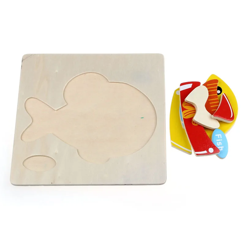Hiinst Пазлы игрушки возраст range1-2 лет Развивающие деревянные пазлы для детей