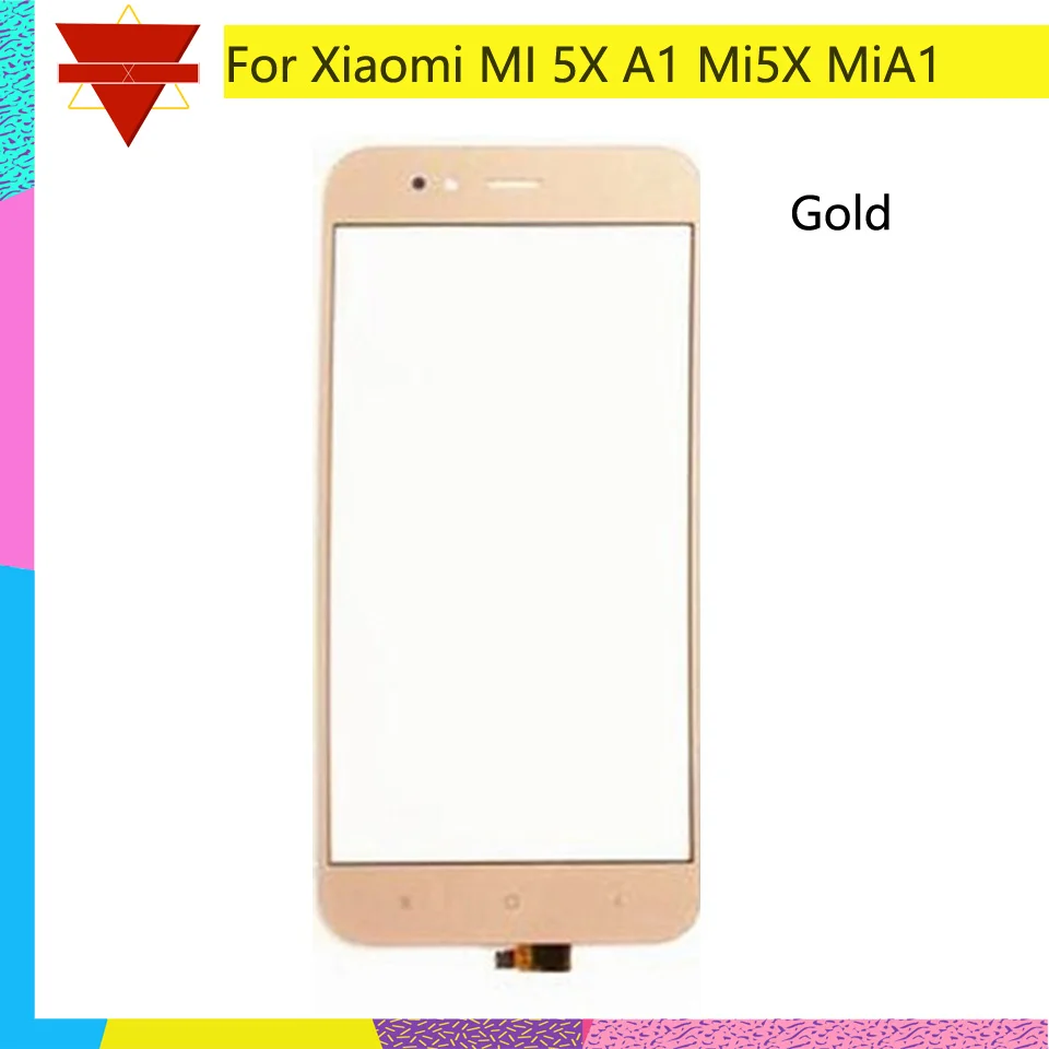 

10pcs\lot Original Mi 5X For Xiaomi Mi A1 5X Mi5X Touch Screen Sensor LCD Display Digitizer Front Outer Glass