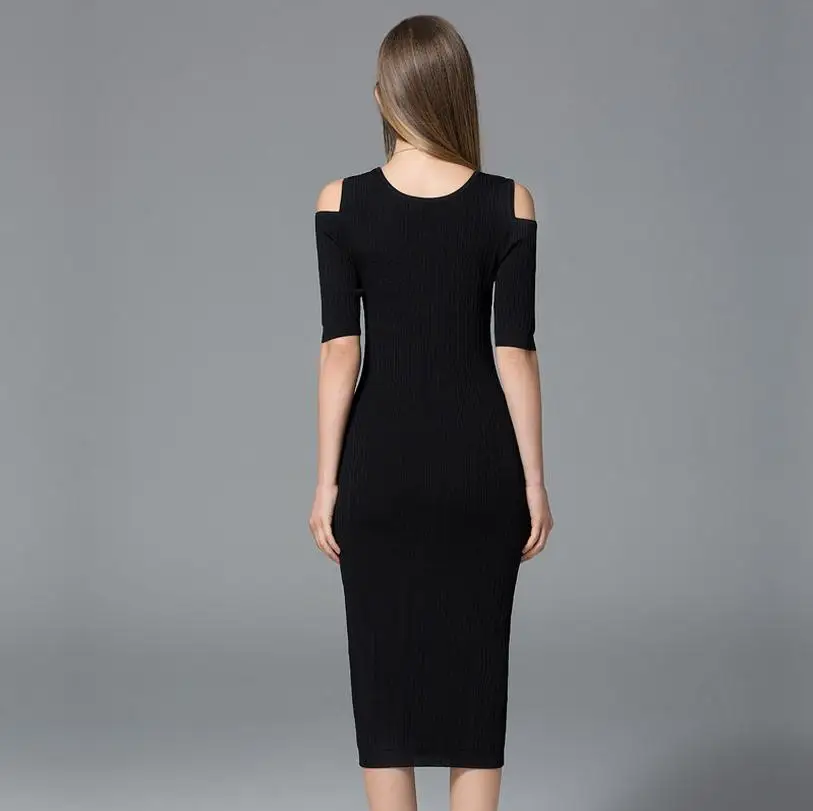 2020 spring and summer women's new fashion brand strapless sleeves knit dress was thin Slim waist short wj573 | Женская одежда