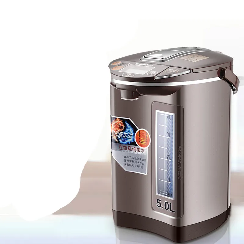 Новый высококачественный электрический термос термос: чайник 5 л из нержавеющей