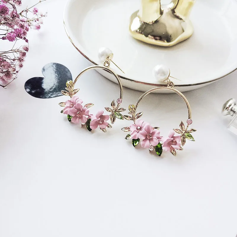 GWEEDY Fashion Brand Spring And Summer Colored Soft Ceramic Cherry Stud Earrings For Women Christmas Party Earring Jewelry Gift | Украшения