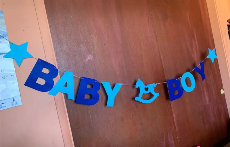 1 комплект Нетканая ткань для маленьких мальчиков и девочек праздничная Гирлянда