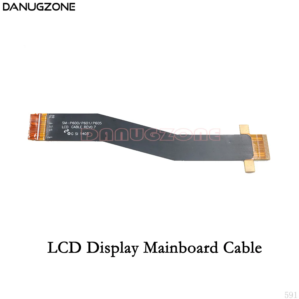 LCD Flex Cable Usb зарядный порт разъем зарядное устройство док-станция гибкий кабель для samsung Galaxy Note 10," P605 SM-P605 P600 P601 - Цвет: LCD Flex Cable