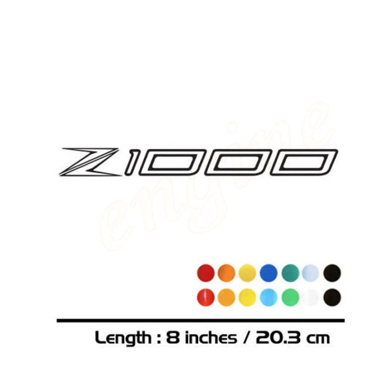 

2 X New Sales motorcycle bike Fuel tank Wheels Fairing notebook Luggage helmet MOTO Sticker decals For KAWASAKI Z1000