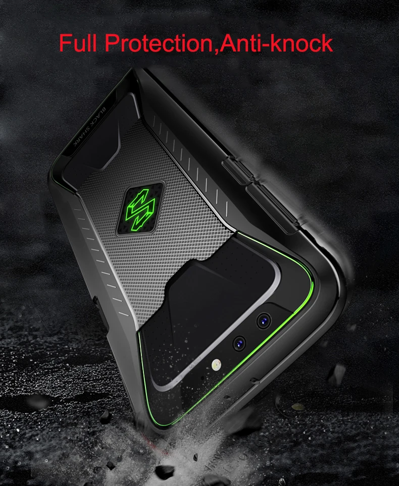 Xiaomi Black Shark Case RNX High quality TPU protection+Support external handle+cooling Fitted for black shark back cover |