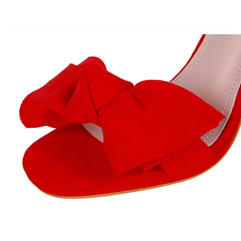 Обувь с Открытым Носком Женщины Насосы Лодыжки Ремень Весна лето Партия Тонкие