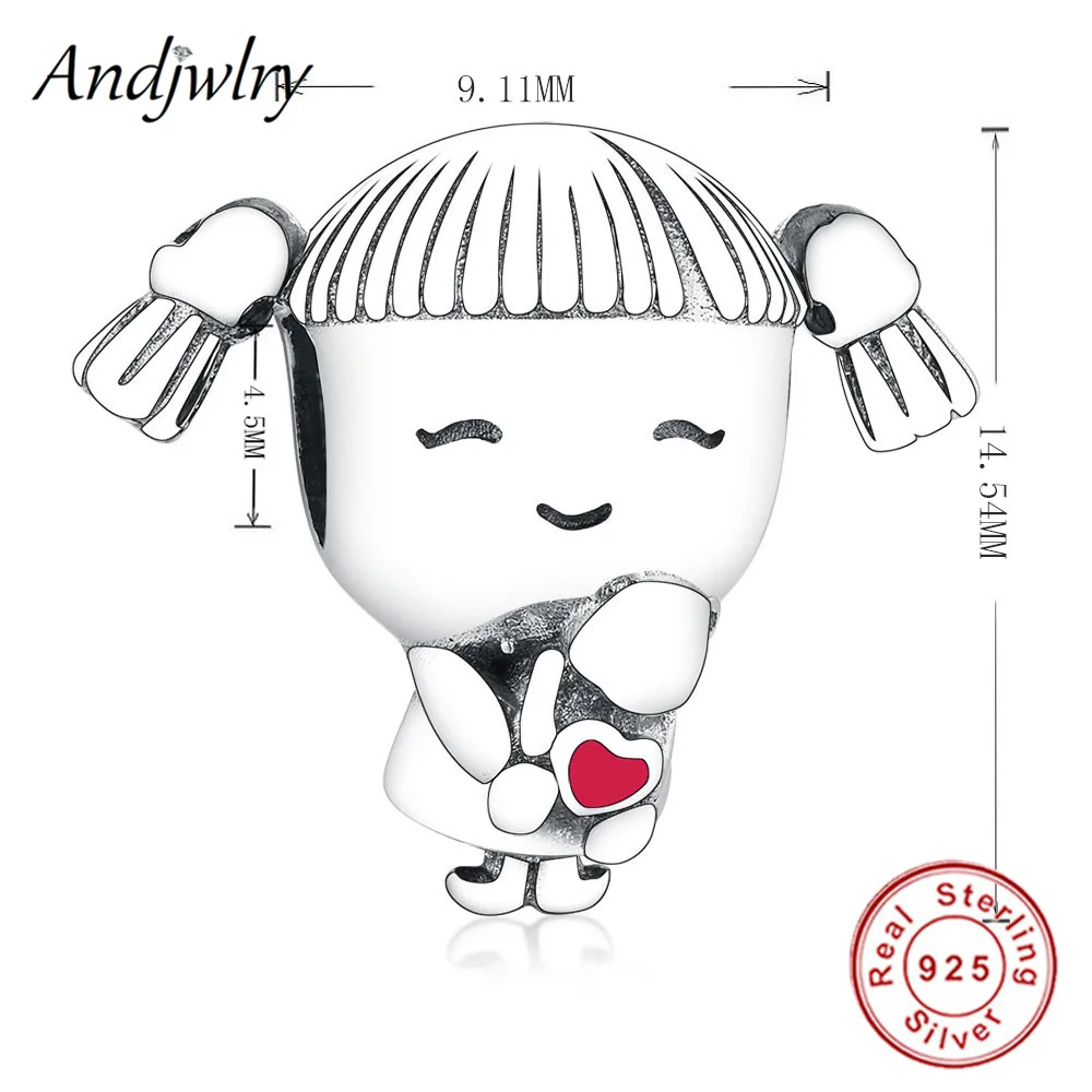 Ajw01091 Подходит для Pandora, очаровательный браслет,, 925 пробы, серебряный,, выпускной, подвески, подвеска, шарм, бусины, сделай сам, ювелирное изделие, Berloque - Цвет: Ajw01091