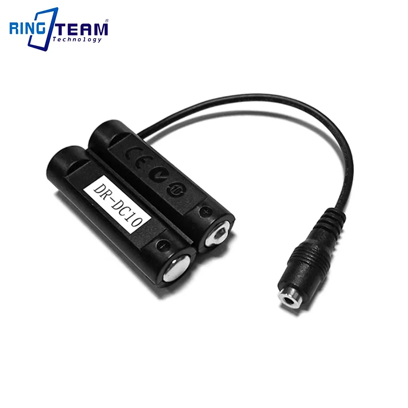 10 шт./лот пустышка батарейка AA DC муфта для камеры DRDC10 Canon PowerShot A1300 A1400 A800 A810 SX150 SX160