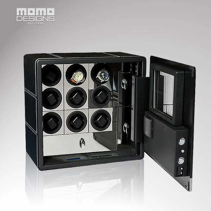 Новый сейф для намотки часов 9 автоматических и хранения ювелирных изделий с