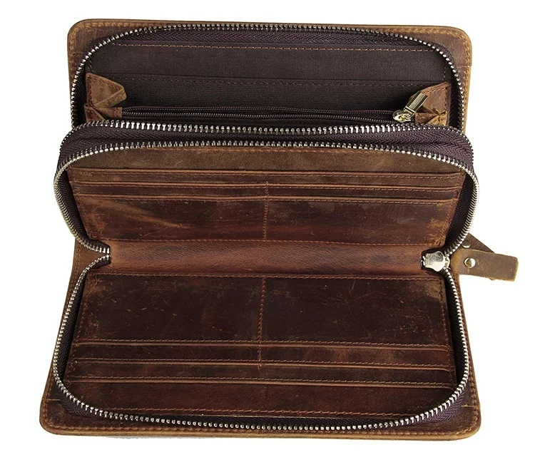 Модный дизайнерский кошелек из натуральной кожи с крокодиловым узором длинный