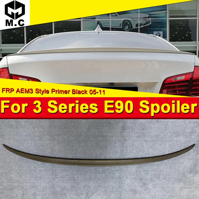 Для BMW E90 4 дверный M3 duckbill спойлер багажника КРЫЛО FRP Неокрашенный Стиль 3 серии
