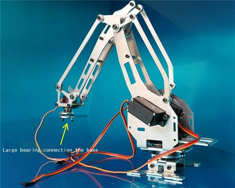 4 DOF CNC алюминиевая рамка для робота-манипулятора Asix модель робота с