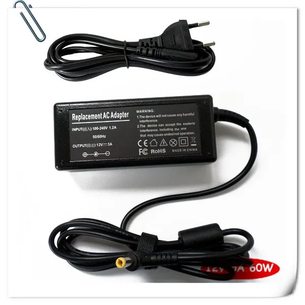 

AC Adapter For HP 2011X 2211X 2311X LED LCD Monitor Charger Power 12V 5A NEW