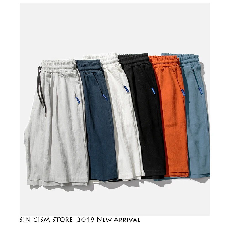 Мужские шорты Sinicism Store уличные оверсайз в стиле Харадзюку повседневные