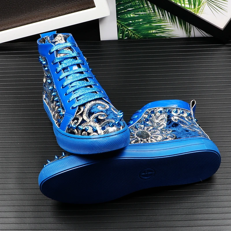 Fashion Men Loafer Shoes Rivet Spring Breathable Men's Casual Trend Lightweight Loafers Comfortable Sneakers Man's Flats | Обувь