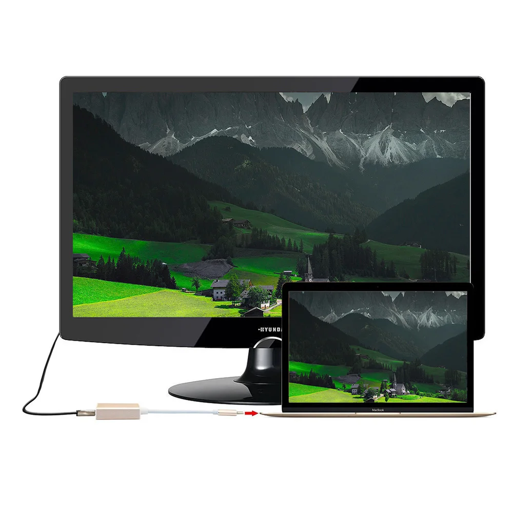 Конвертер SB Type C 3 1 кабель с разъемом HDMI type для Apple Macbook Google Chromebook Pixel зарядное