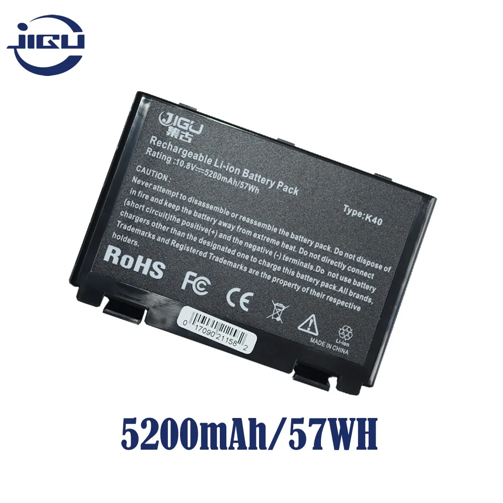 JIGU Laptop Battery For Asus K50AB K70 A32 F52 F82 K50I K60IJ K40 K40in K50 K50in K50ij K50ab K42j K51 K60 K61 P81 X5A X5E|laptop battery|battery for