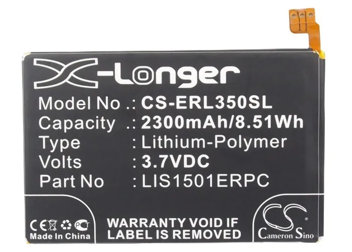Cameron Sino 2300mAh аккумулятор LIS1501ERPC для Sony Ericsson L35a L35h L35i LT35a LT35h LT35i S39h C6502 C6503 C6505