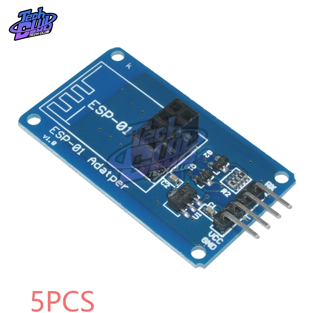 Модуль беспроводного адаптера ESP8266 ESP-01 ESP01 с последовательным Wi-Fi 3 В 5 совместимая