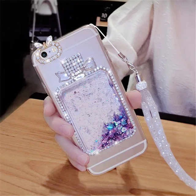 Мягкий чехол для телефона XSMYiss iPhone XS MAX XR X 5 SE 6 6S 7 8 Plus блестящий с жидкостью и