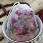 100 шт.упак. одноразовые Чай сумки из нетканого волокна Чай инфузер травяной сетчатый фильтр