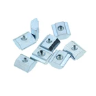 T скользящие гайки блок квадратные гайки оцинкованная пластина Алюминий для европейского стандарта 2020 алюминиевый профиль Слот для Kossel DIY CNC