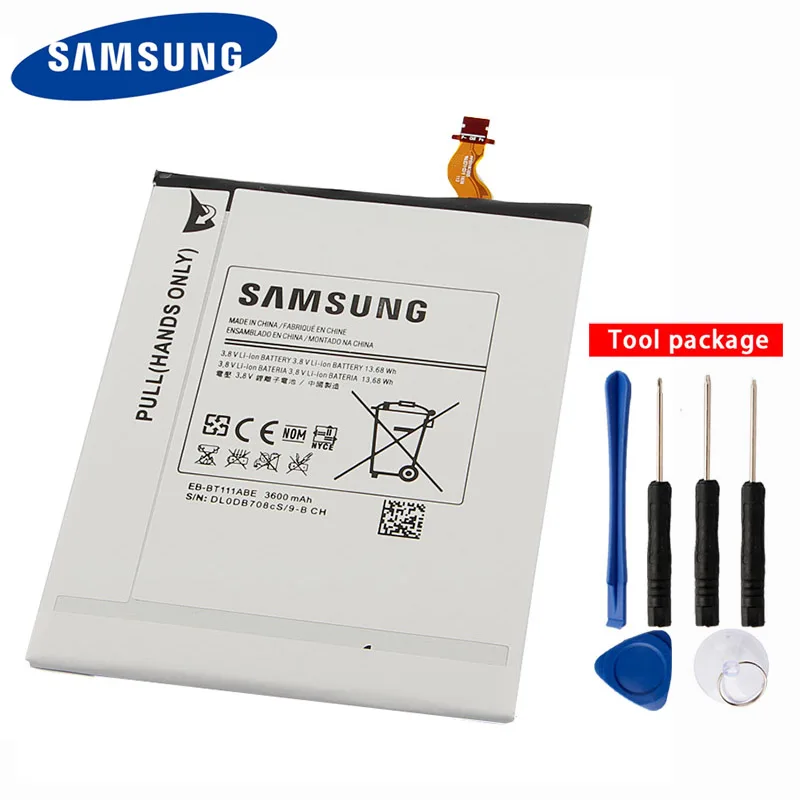 Оригинальный Samsung EB BT111ABE для SM T110 T111 T116 BT115ABC аутентичный планшетный аккумулятор