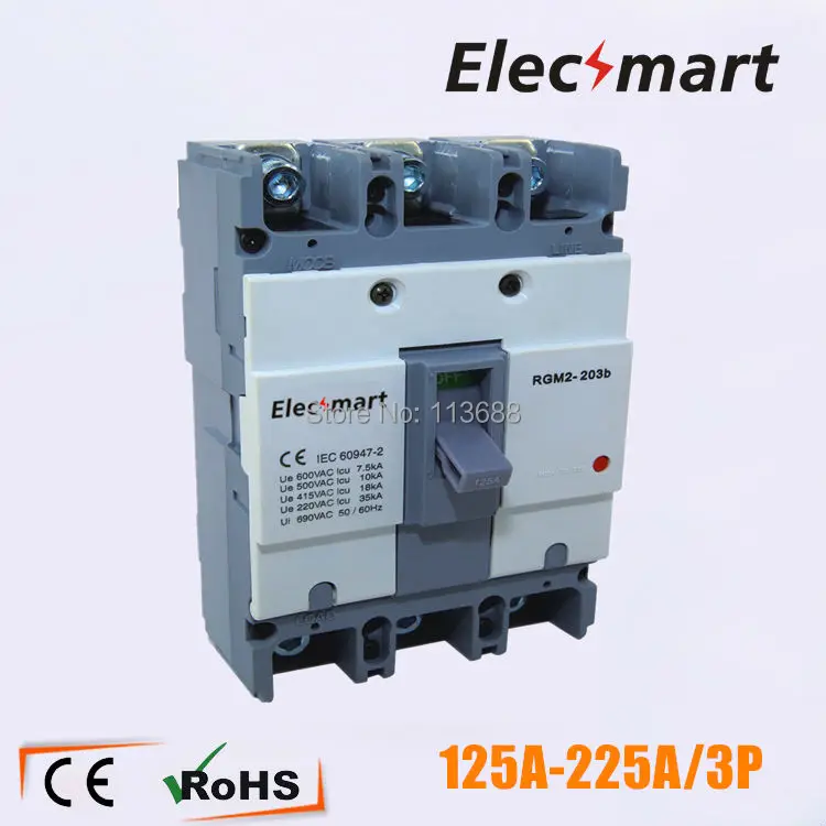 125A 3 P Icu 18kA литой корпус выключатель-mccb