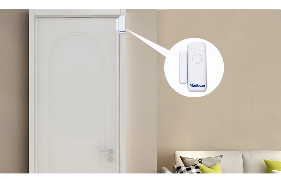 Marlboze Wi-Fi GSM GPRS Сигнализация приложение дистанционное управление RFID карта Arm снятие с цветным экраном кнопка SOS языки переключаемые