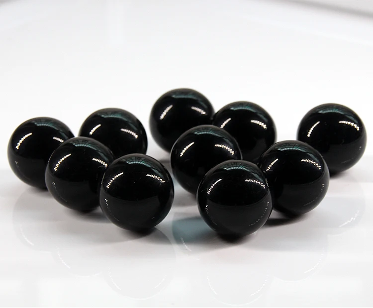 Новинка 2017 25 мм + подставка подвески из натуральных черных искусственных бусин