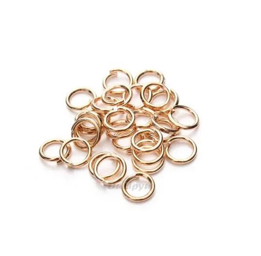 Размер 6 мм диаметр 200 шт./пакет Link Loop оптовая Открыть Перейти Кольца и Сплит DIY