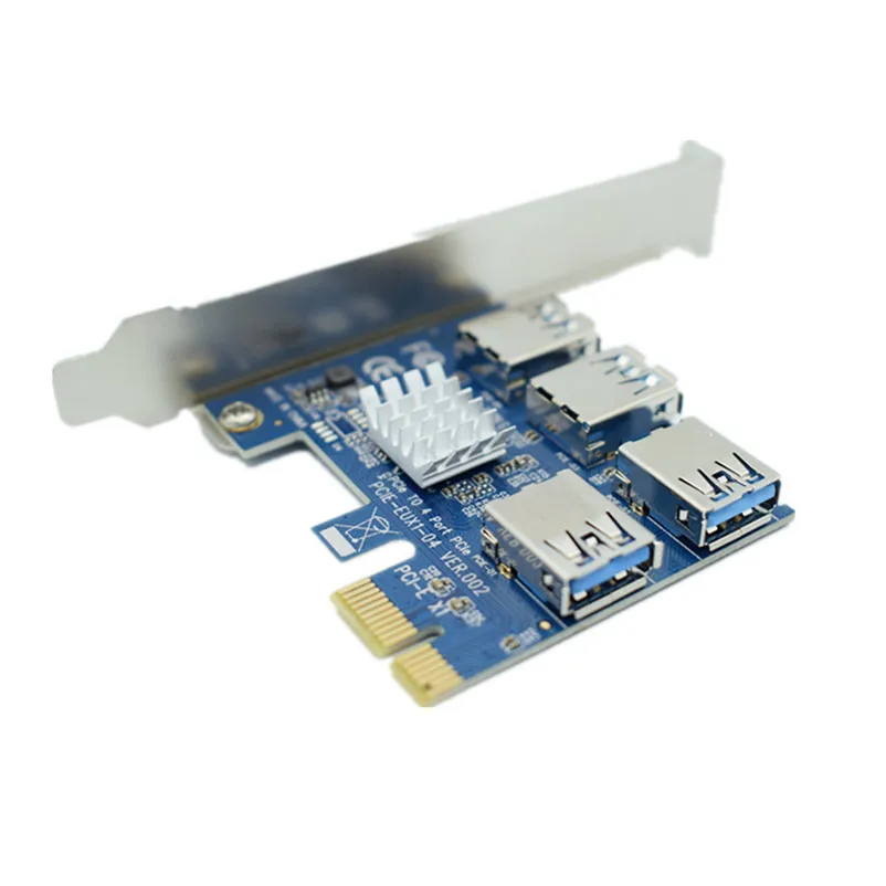 

Новый Экспресс-Райзер 1x до 4 портов USB3.0 с усилителем порта