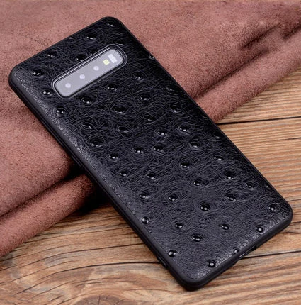 C Для samsung Galaxy S10e Подлинная Кожаный чехол для samsung Galaxy S10 Plus принципиально ТПУ силиконовый Бампер Мягкий задняя крышка на - Цвет: C
