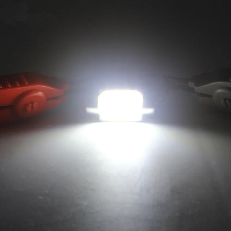 Светодио дный LED холодный белый лампа для чтения двойной острым удара плафон 31 мм