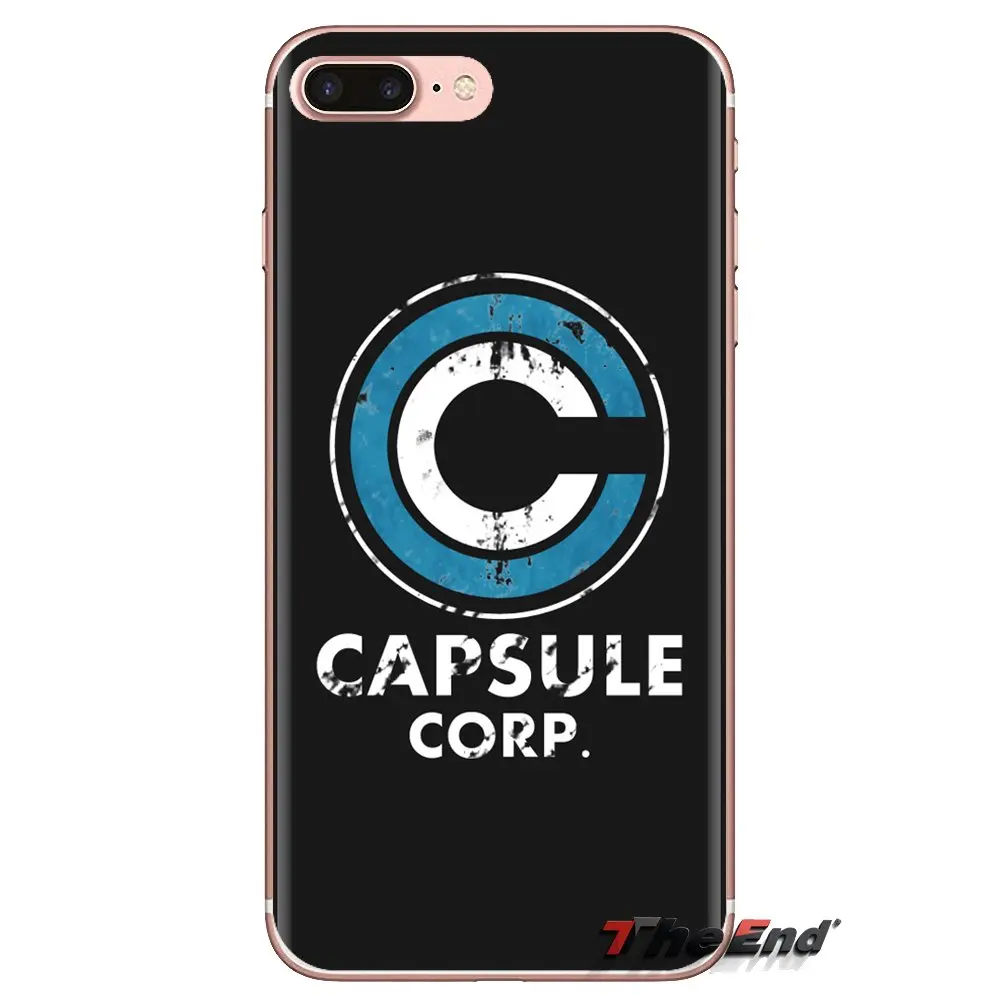 For Samsung Galaxy J1 J2 J3 J4 J5 J6 J7 J8 Plus 2018 Prime 2015 2016 2017 Dragon Ball Z Capsule Corp Logo TPU Transparent Covers |