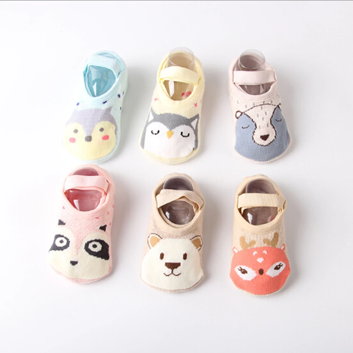 

Модные милые детские Нескользящие хлопковые носки Emmababy для малышей