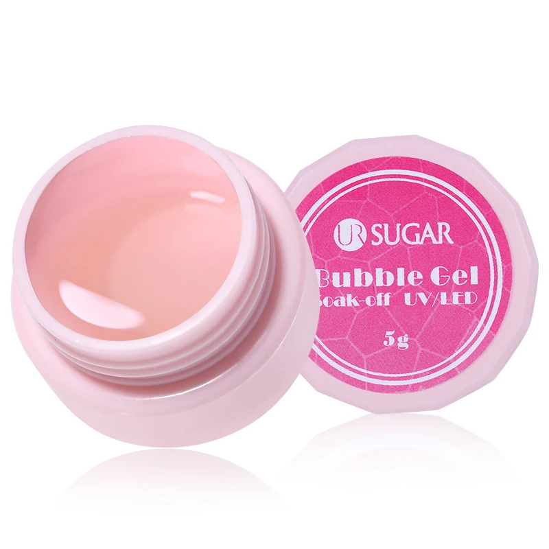 UR SUGAR 5 г прозрачный пузырьковый гель-краситель впитывающий УФ-светодиодный