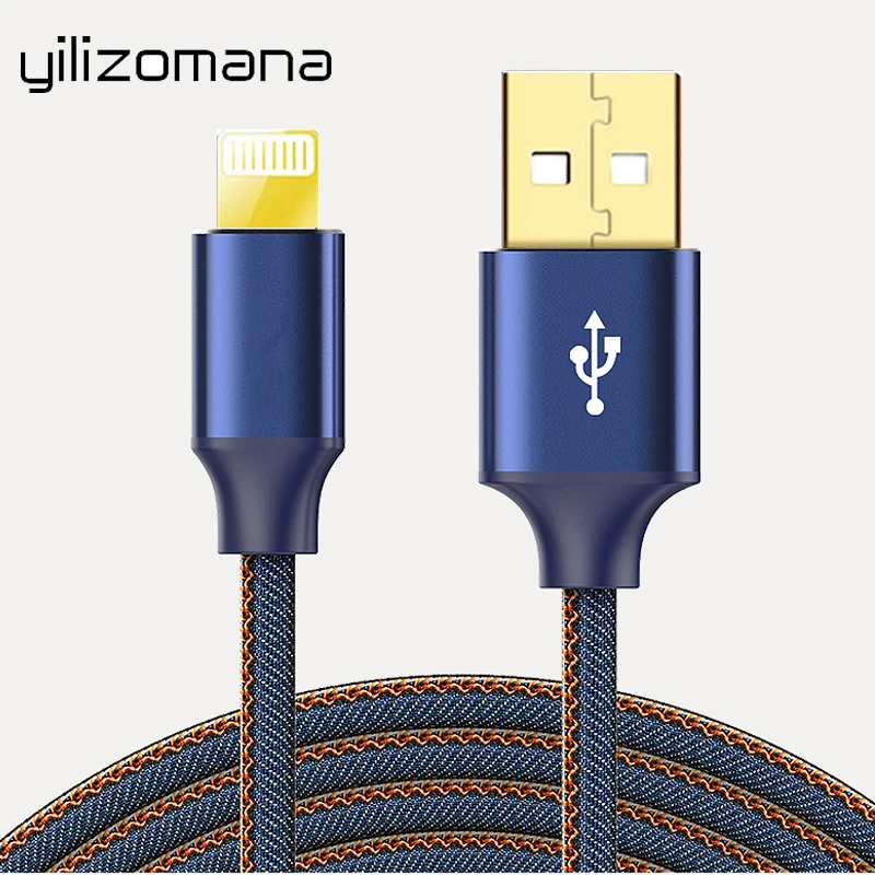 YILIZOMANA USB кабель для iPhone X 8 7 Plus зарядный мобильного телефона 5 6 6s iPad зарядное
