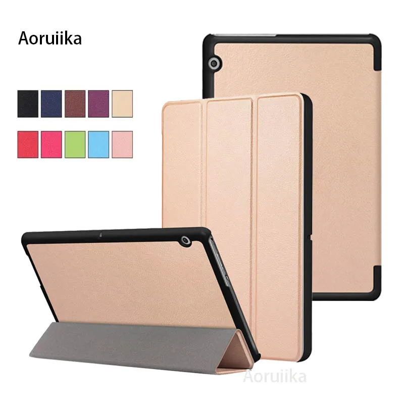 Folio PU кожаный чехол для Huawei MediaPad T3 10 ags-l09 ags-l03 Honor Play Pad 2 9.6 дюймов планшеты + Стилусы