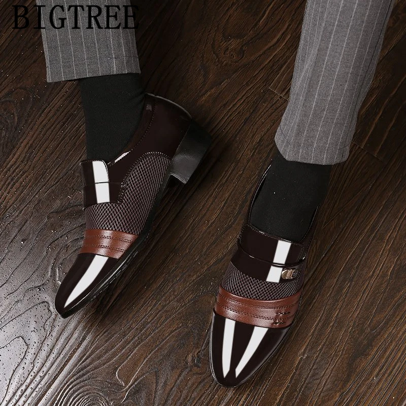 Мужские модельные туфли офисные мужские черные zapatos оксфорды Мужская обувь homme