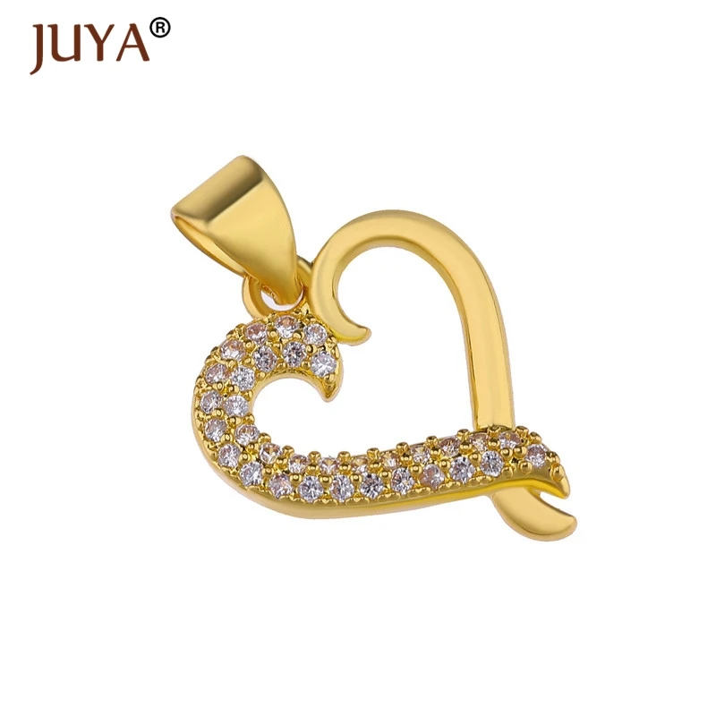 gold Коннектор, коннектор с сердечками, подвеска с сердцем, коннекторы, фурнитура для бижутерии - Цвет: gold
