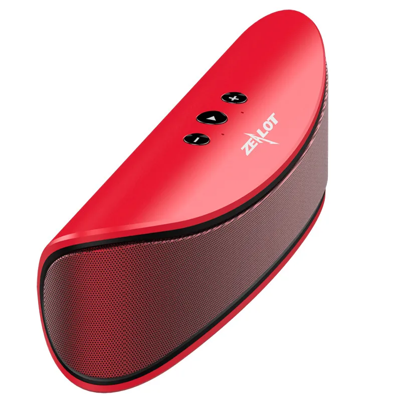 Zealot S2 Bluetooth динамик беспроводная музыкальная шкатулка USB флеш-накопитель сильный бас стерео динамик с микрофоном для xiaomi