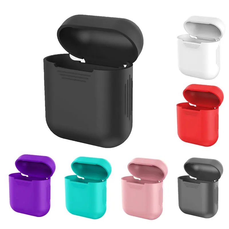 Мягкий силиконовый чехол для Apple Airpods ударопрочный наушников AirPods ультра тонкий
