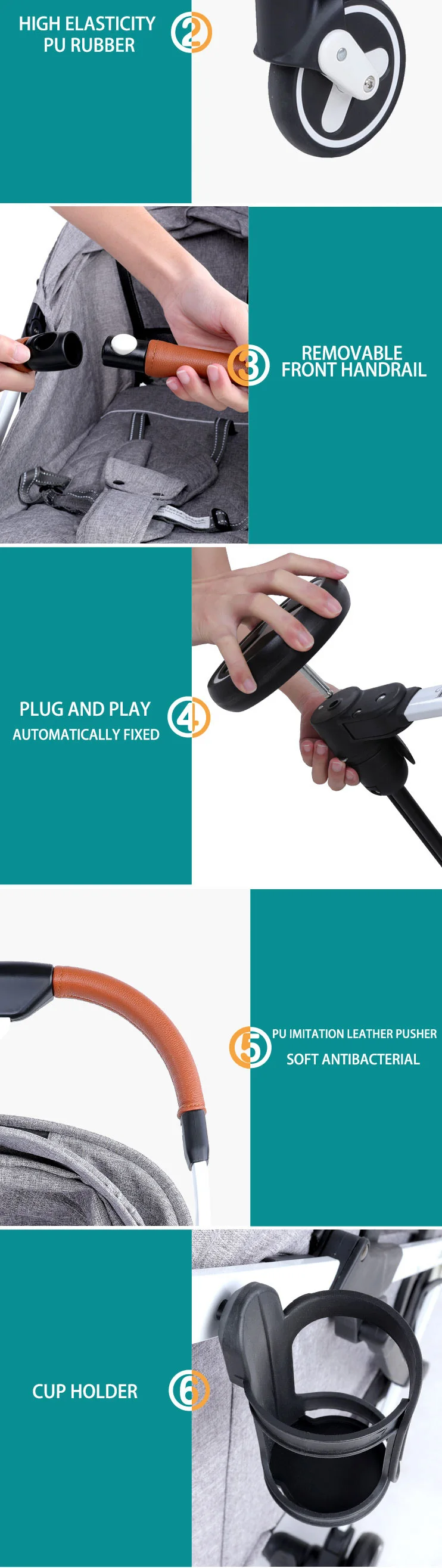 Yoya Plus3Easy складной светильник для детской коляски, складной зонт для автомобиля, может лежать ультра-светильник, рама из алюминиевого сплава, детская коляска