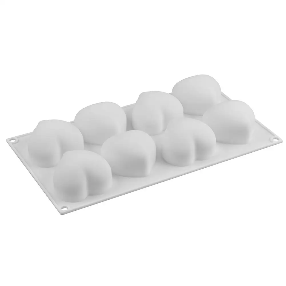 Новая форма Silikone для мусса, торта, сердца, свадебные 3D силиконовые формы, инструменты для украшения торта, десерт-выпечка, формы# BO